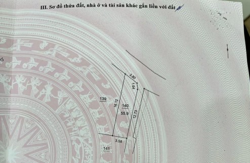 Bán 56m Lô Góc Trục Chính Ô Tô Chạy Kinh Doanh Biên Giang – Hà Đông 3 Tỷ